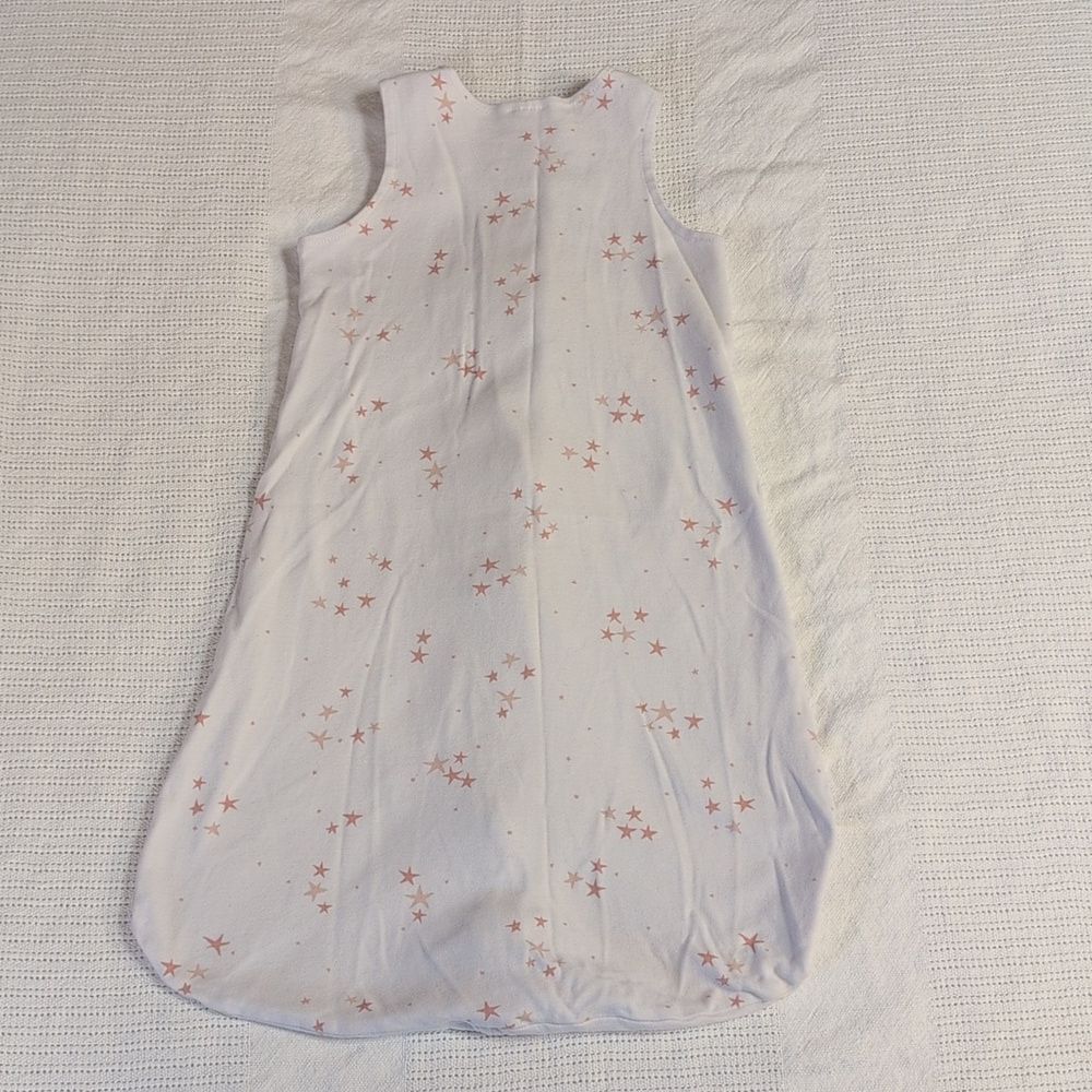 Ely's&Co 6-12 Month Pink and White Cotton Zippered Sleep Sacks, set of 2 - Picture 14 of 16